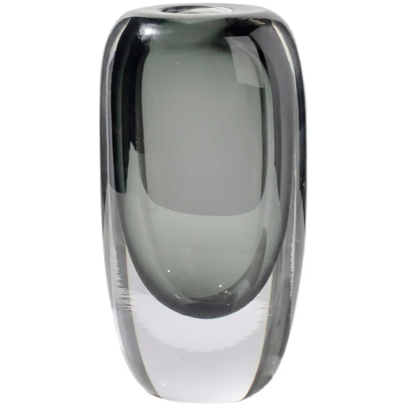 

Modern simple glazed vase flower arrangement ornament living room entrance model room dining table hotel light luxury craft