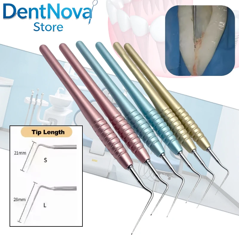 

6pcs Gutta Percha Removal Tool Dental Endo GPRS Root Tip Foreign Body Extractor Endodontic GP Remover Instruments