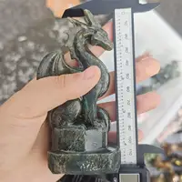Natural Labradorite Dragon Carving Healing Reiki Christmas Gift For Children Or Home Decoration Gift 1PCS 3