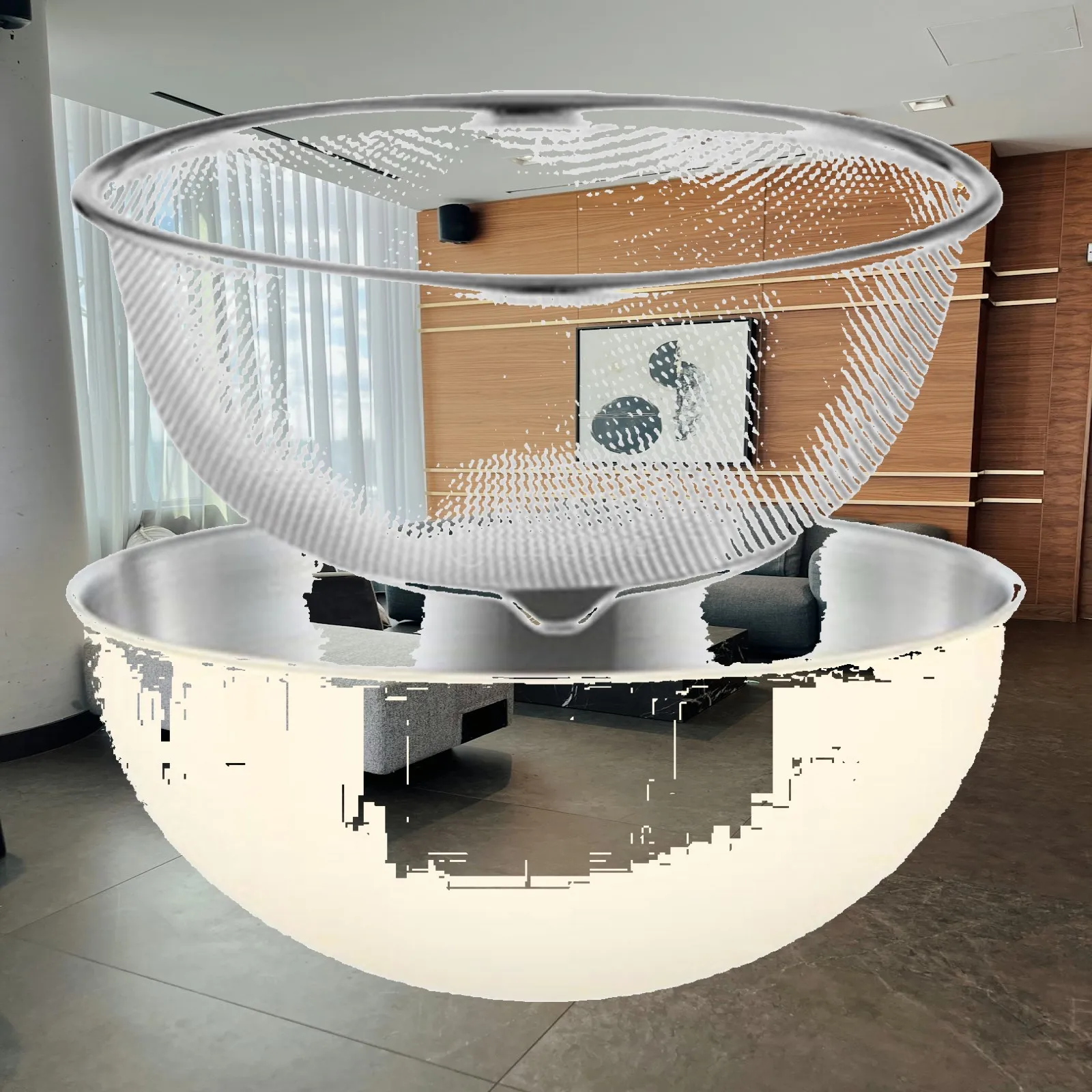 Microporous Stainless Steel Pasta Strainer Bowl Set for Draining Rice Washing Fruit Vegetables Spaghetti Basket
