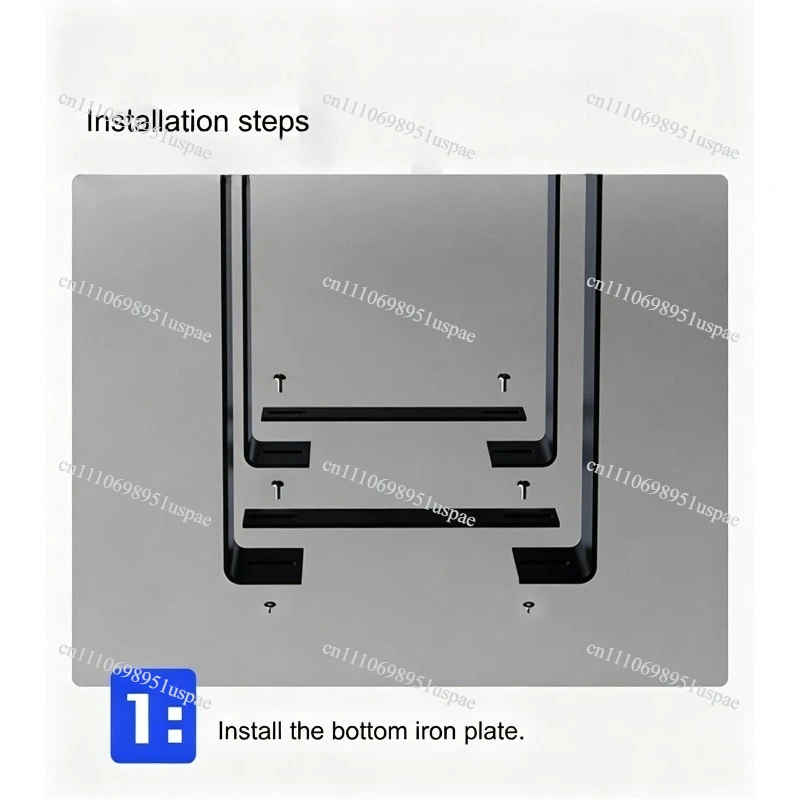 Universal PC Case Holder Under Desk Adjustable CPU Stand Lift Computer Mainframe Hanger Host Box Stand Bracket Rack