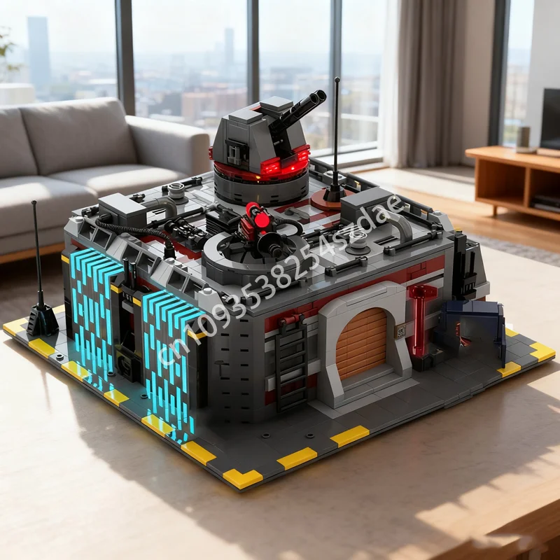 1594 قطعة MOC SW استنساخ قاعدة مستودع ستار معركة نموذج بناء اللعب كتل العمارة هدايا عيد الميلاد تجميع فكرة الطوب الاطفال