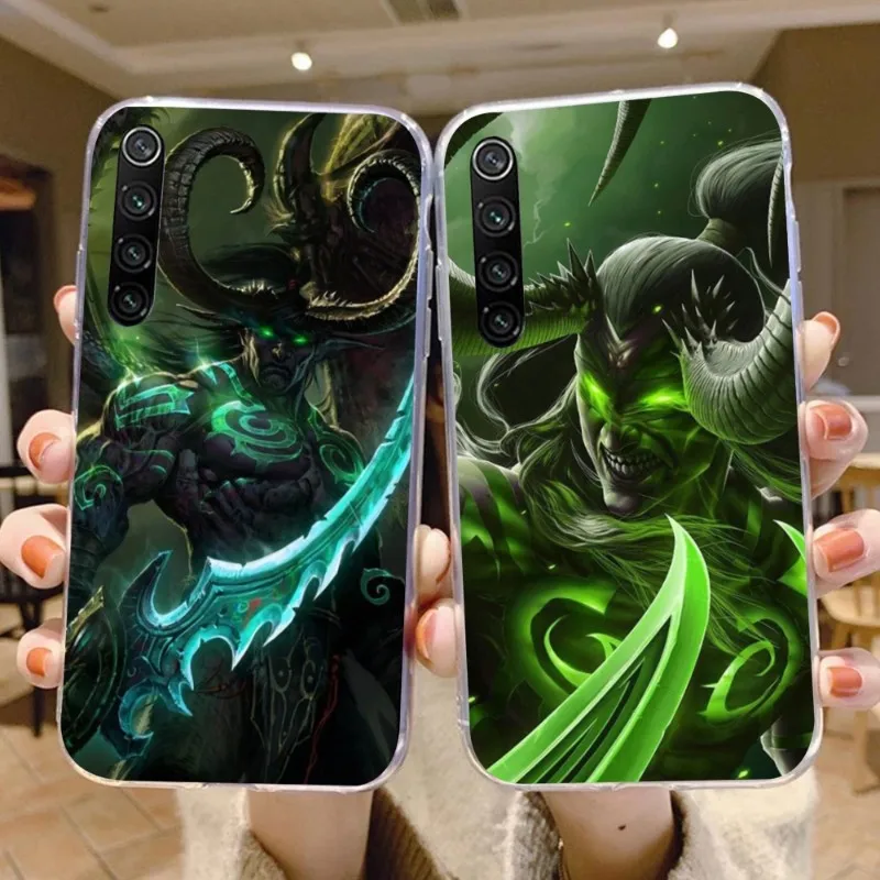 Illidan Stormrag Smart Phone Case for Xiaomi 13 Lite 12 11T 10 9 Redmi Note 11 10 10S Pro 9 9A 8 Clear Phone Cover Funda