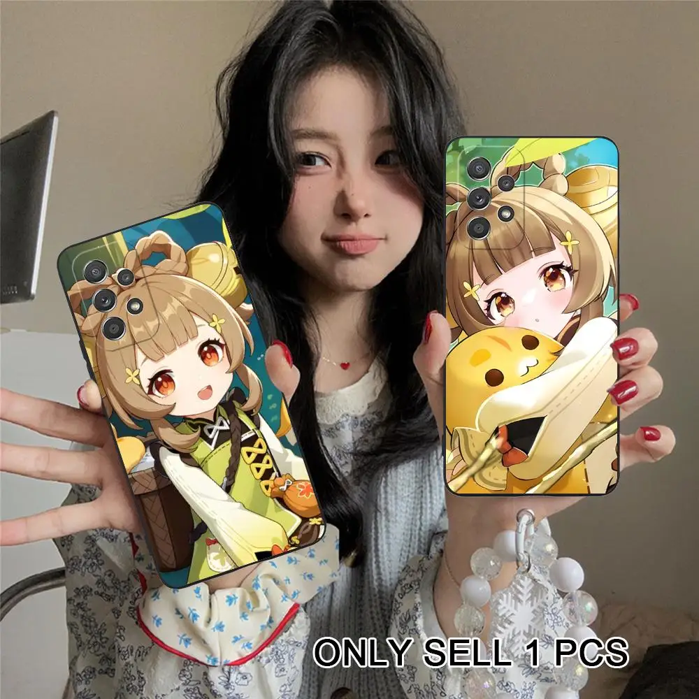Game GI Yaoyao Phone Case for Samsung Galaxy A57 56 55 54 53 52 51 37 36 35 34 33 32 31 5G Soft TPU Shockproof Cover