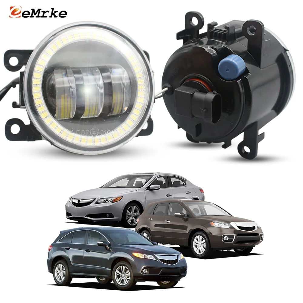 

Светодиодные противотуманные фары для Acura RDX 2010-2018, TL 2012-2014, TLX 2018-2020, ILX 2013-2018 с функцией Angel Eye DRL и дневными ходовыми огнями