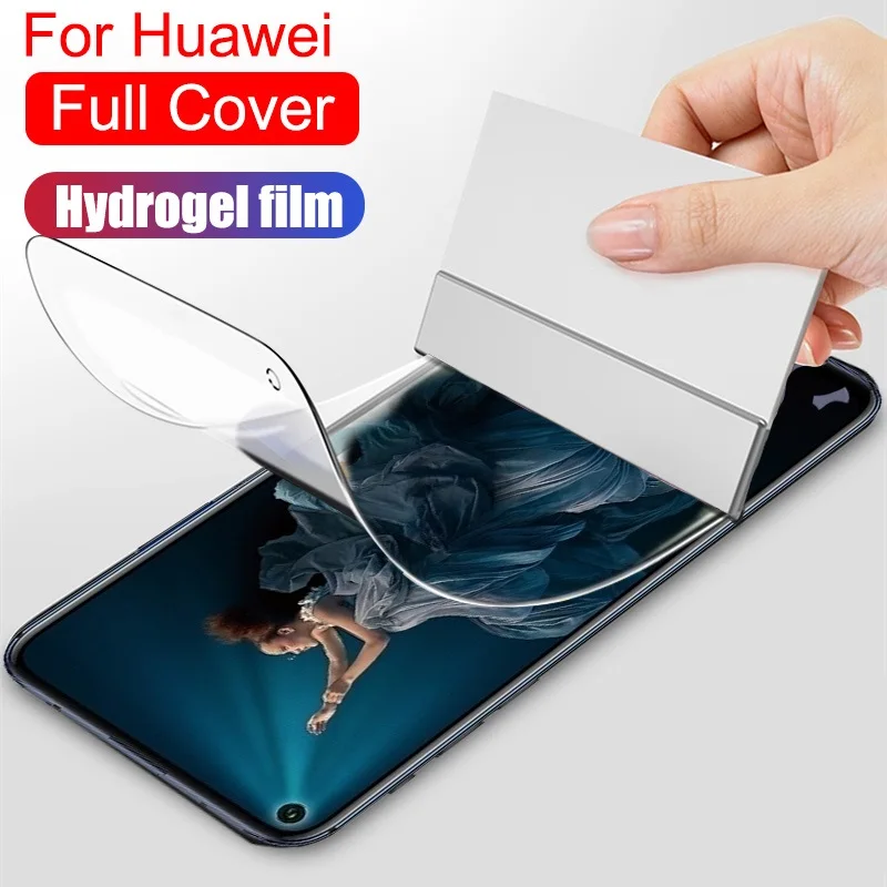 Hydrogel Film for Honor 10 20 lite 20 pro 10i X 30 30i 9 view 20 Screen Protector for Huawei Honor 50 X8 10X 20s film