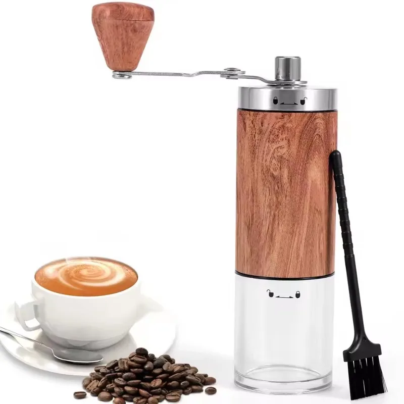 

Stainless Steel Hand Coffee Grinder: Manual & Adjustable, Versatile Kitchen Tool and Portable Mill for Coffee & Espresso Press
