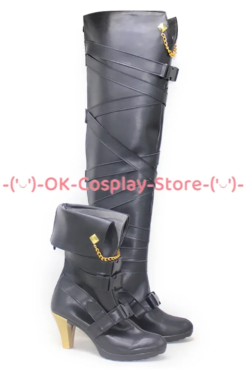 [Personalizzato] Vtuber Aster Arcadia Scarpe Cosplay Anime Gioco di ruolo Costume Prop Halloween Carnevale Festa Festa Stivali in pelle PU