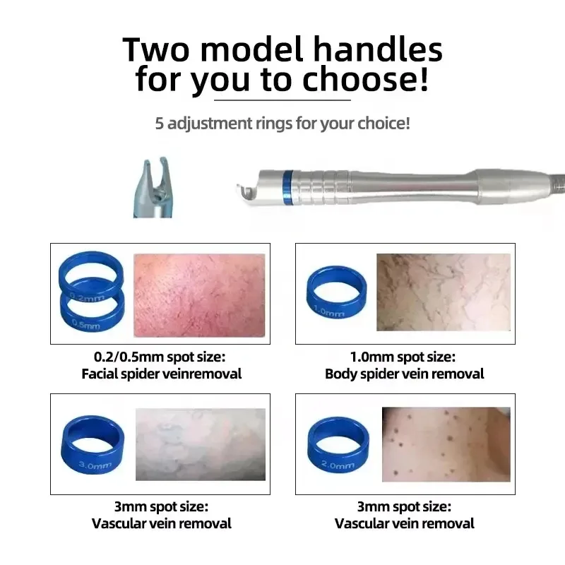 2025 أفضل 5 in1 980nm ديود آلة إزالة الأوعية الدموية بالليزر إزالة عروق العنكبوت 980 ديود الليزر إزالة الأوعية الدموية فطريات الأظافر