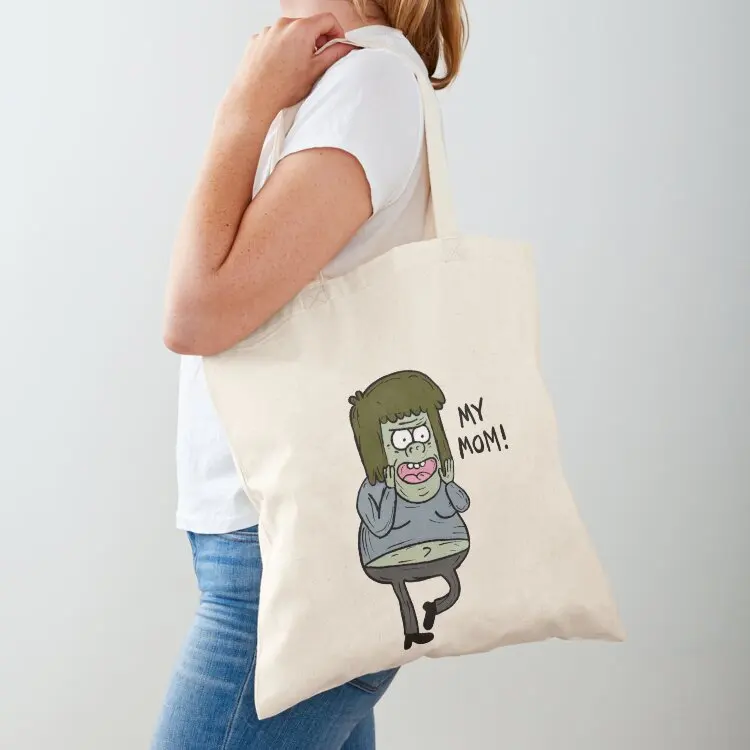 

Muscle Man My Mom! - Regular Show Tote Bag shopping bag custom tote bag custom canvas tote