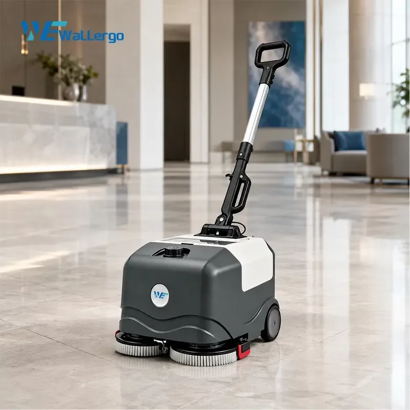 24V Handheld Washing Machine 430mm Portable Cleaner for Restaurant Hotel Office Gym Commercial Use Heavy Duty Sanitation Tool