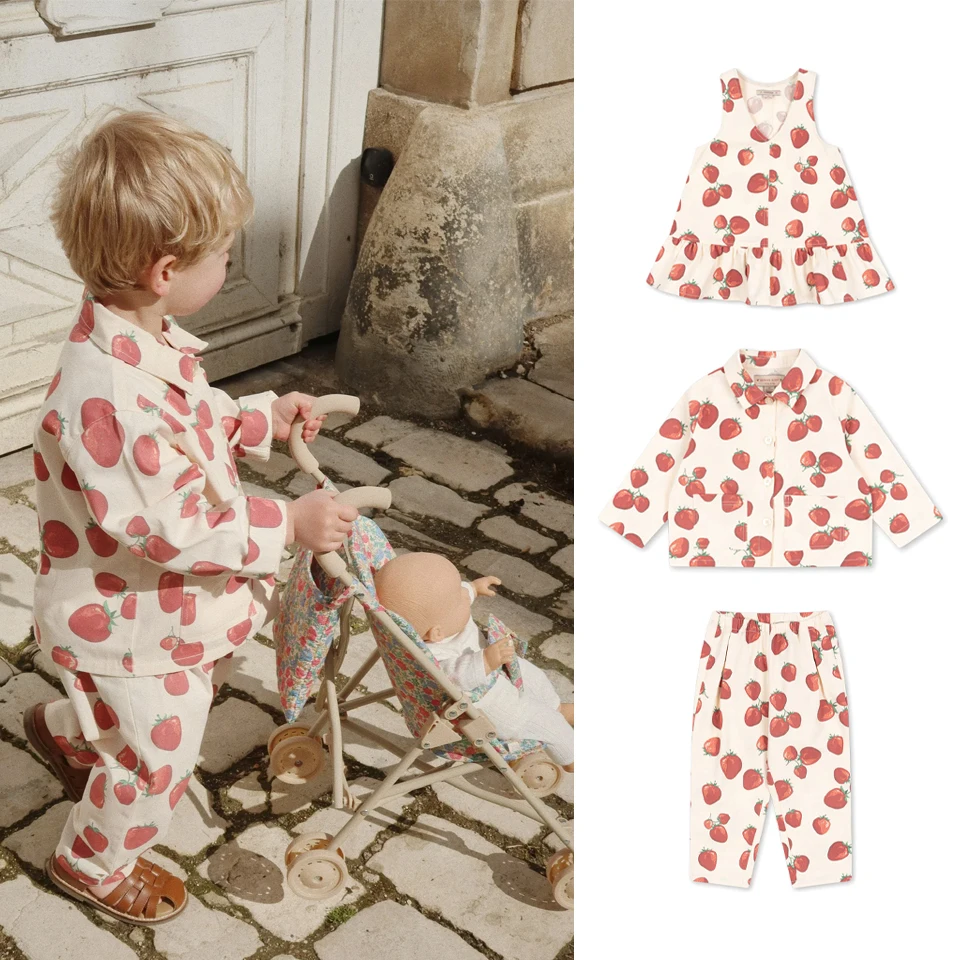 

2025 KS Children's Sets Cute Kids Tooling Series Boys Clothing Jacket Spring Kids Girls Clothes Girls Dress Children's Clothing