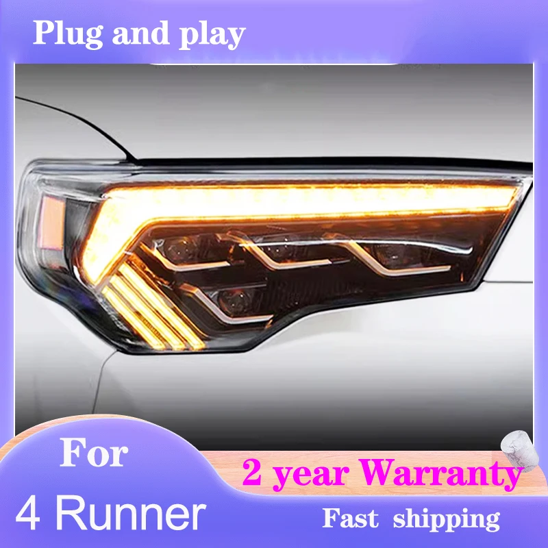 

Car Styling for Toyota 4runner Headlight 2013-2020 4runner Head Light 4 Runner DRL Turn Signal High Beam Projector Lens