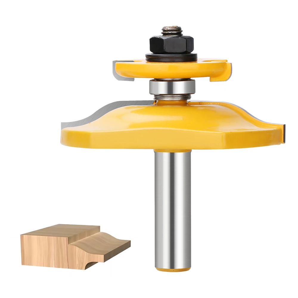 XCAN 45 درجة قفل ميتري راوتر بت 1/2 عرقوب مشترك راوتر بت الباب لسان سكين قاطعة المطحنة لأدوات النجارة