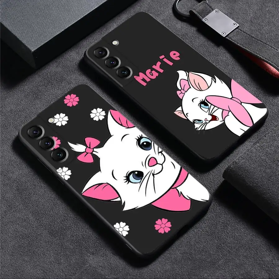 Чехол для телефона Disney Marie Cat для Samsung Galaxy A10 A20 A70 A02 A03 A30 A50 Core A04 A05 A06 s e A12 A15 A16 A13 A14 4G 5G