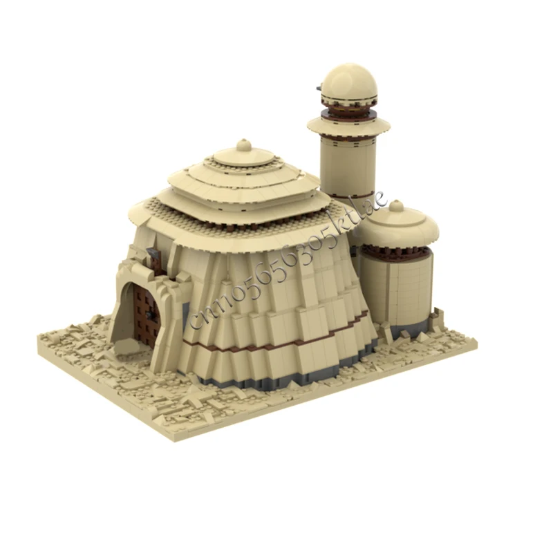 Nuevo 2297 Uds. Ladrillo personalizado Boba Jabba's Palace, modelo de bloques de construcción en escala, juguete educativo para niños, regalos de cumpleaños