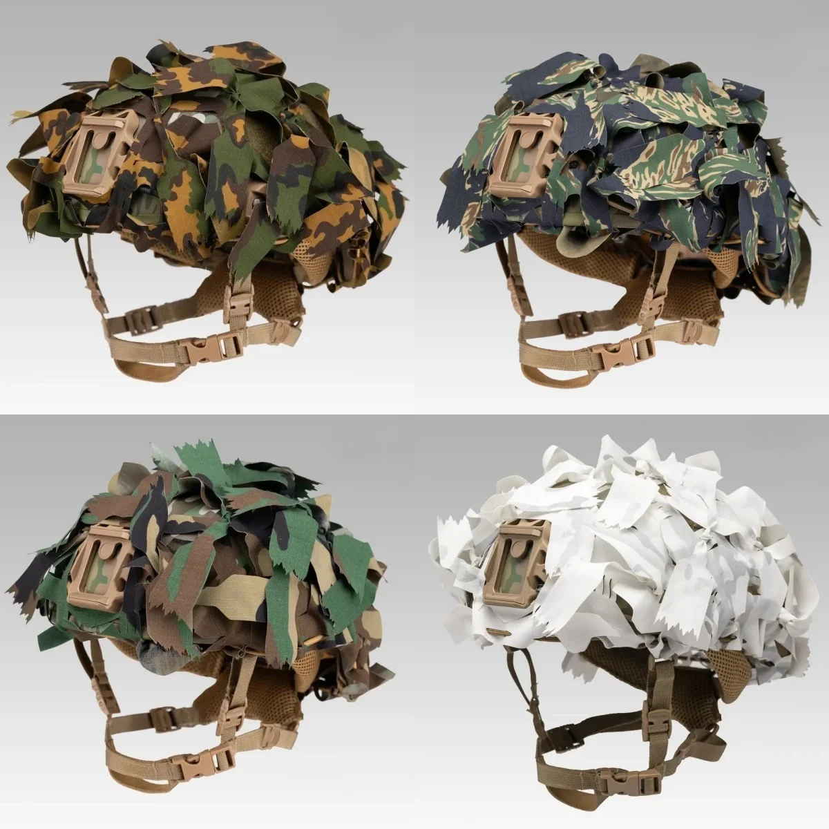 A-23 List Helmet Camouflage Cover SS-Leto EMR DNC AOR1 AOR2 3D Universal Helmets Cloth Cover Hunting Airsoft  Wargame DIY Props