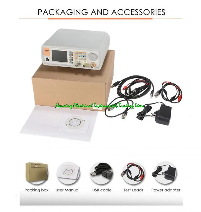 فيكتور VC2015H/VC2040H/VC2060H DDS ثنائي القناة العالمي وظيفة مولد تردد مولد إشارة 15MHZ/40MHZ/60MHZ