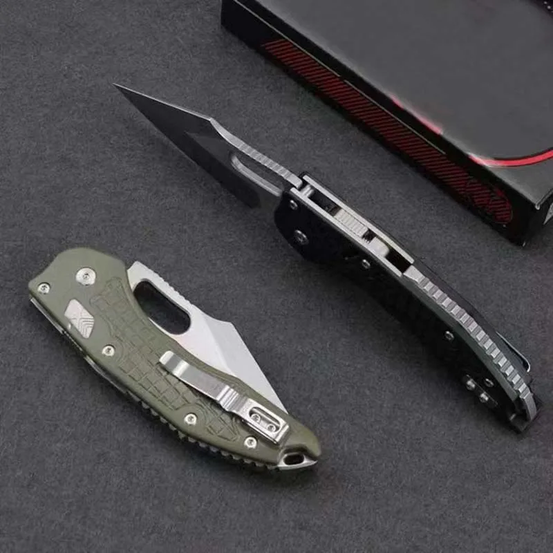 LEMIFSHE Made MT Ball Bearing G10 Handle 9Cr15MoV Blade Hunting Survival Tactics EDC Tool Folding Knife Pocket Knife