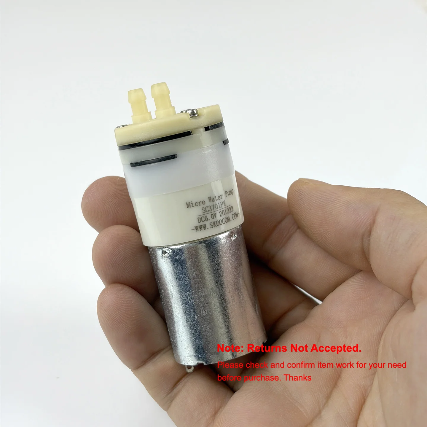1pc Micro 370 SKOOCOM SC3701PW DC 5V-7.4V 6V Self-priming Diaphragm Pump 380ml/min for Humidifier