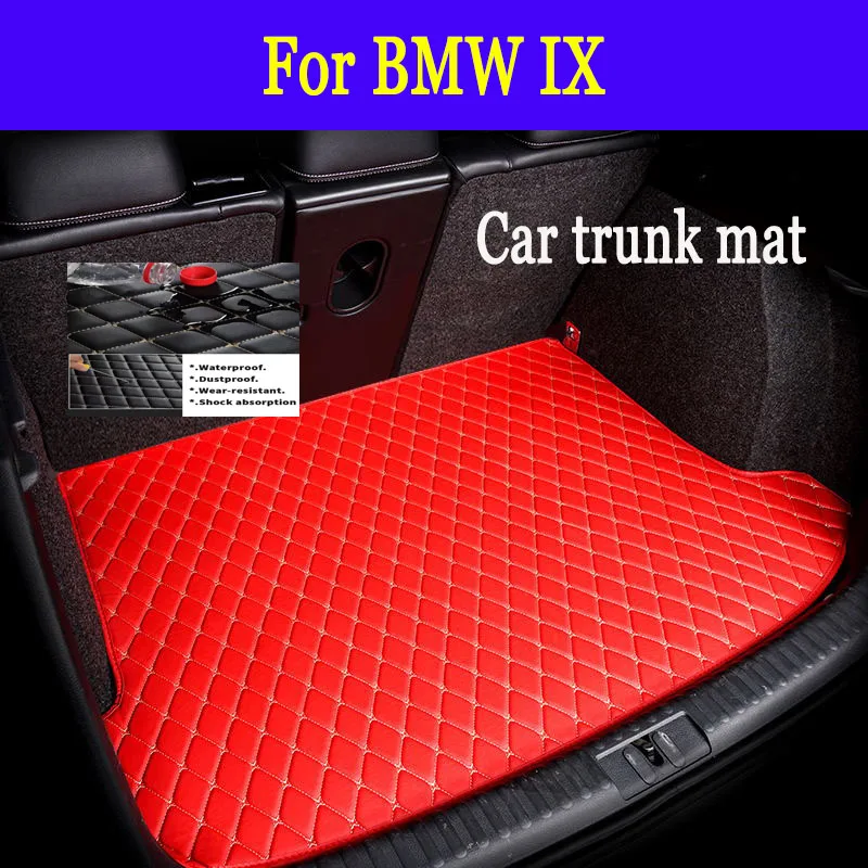 

Коврик в багажник автомобиля для BMW IX 2022 2023, пять мест, водонепроницаемые, нескользящие, аксессуары для интерьера на заказ