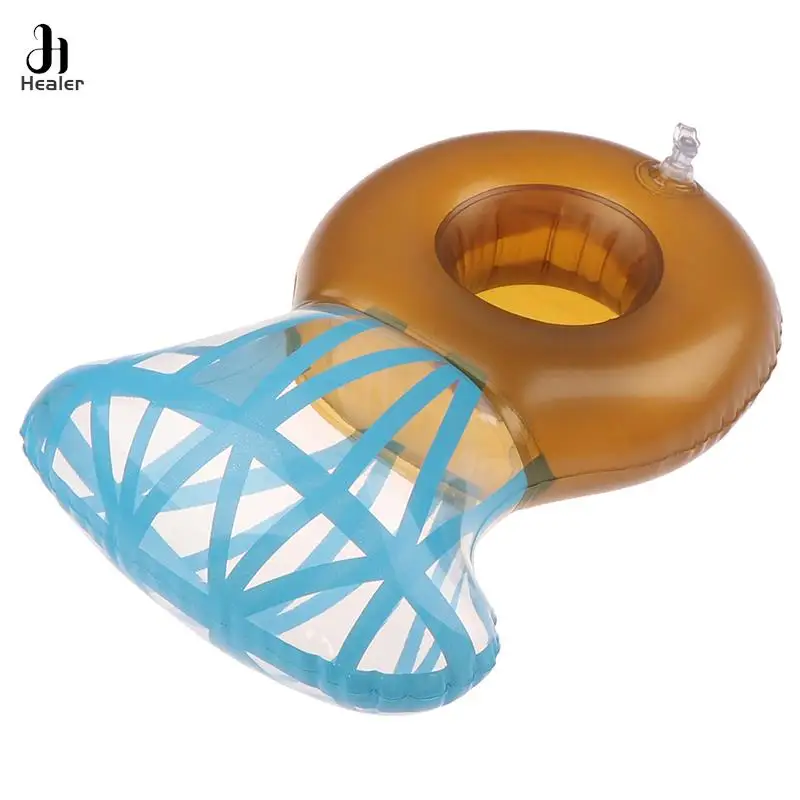 Mini Floating Cup Inflatable Diamond Drinks Cup Holder Pool Floats Bar Coasters Floatation Devices Pink Toy Drink Holder