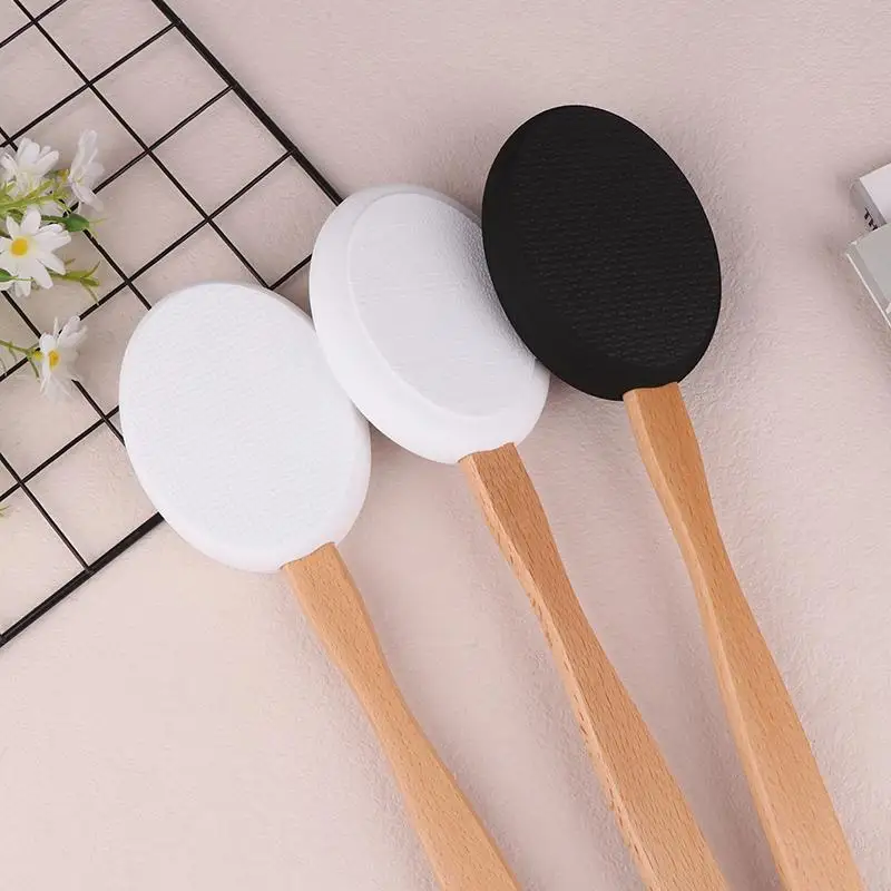 Lotion Ointment Applicator Long Handle Shower Brush Body Scrubber for Hard to Reach Skin Cream Application