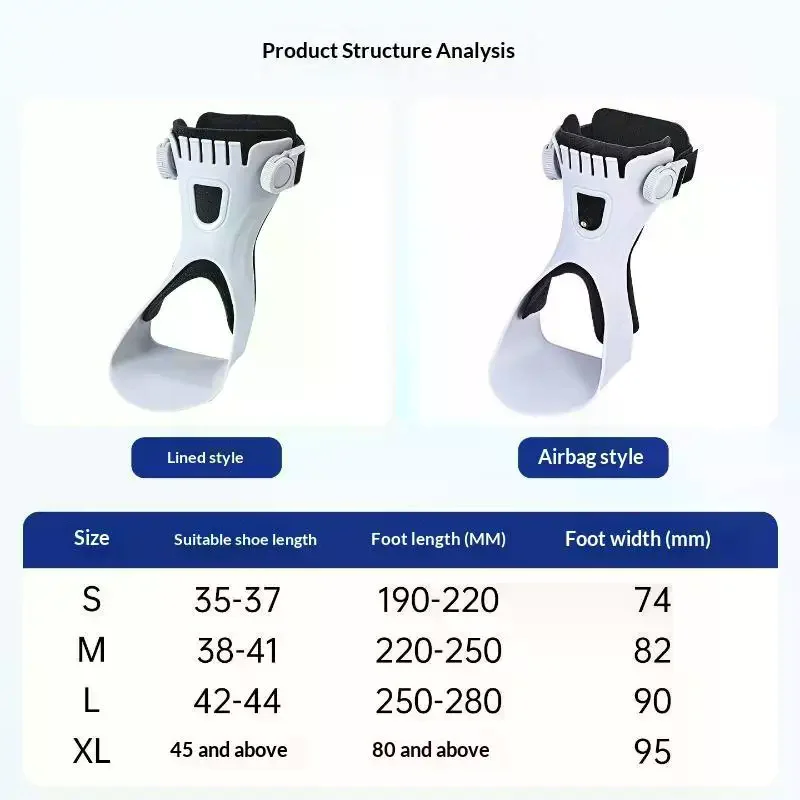 Rotary Knob Buckle Style Fixed Airbag Ankle Support Sports Joint Rehabilitation Correction Protective Gear