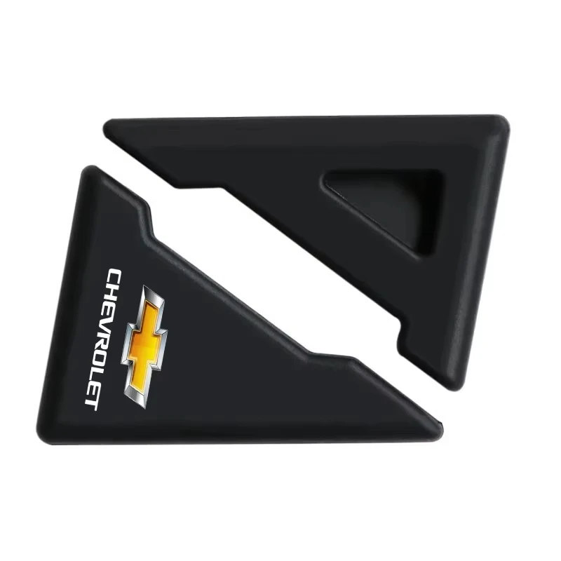 2 قطعة باب السيارة ركن حماية الشارات ملصقات تصفيف السيارة لشروليه كروز أفيو كامارو غارنا أبيكا لوفا الشراع شرارة إمبالا #3