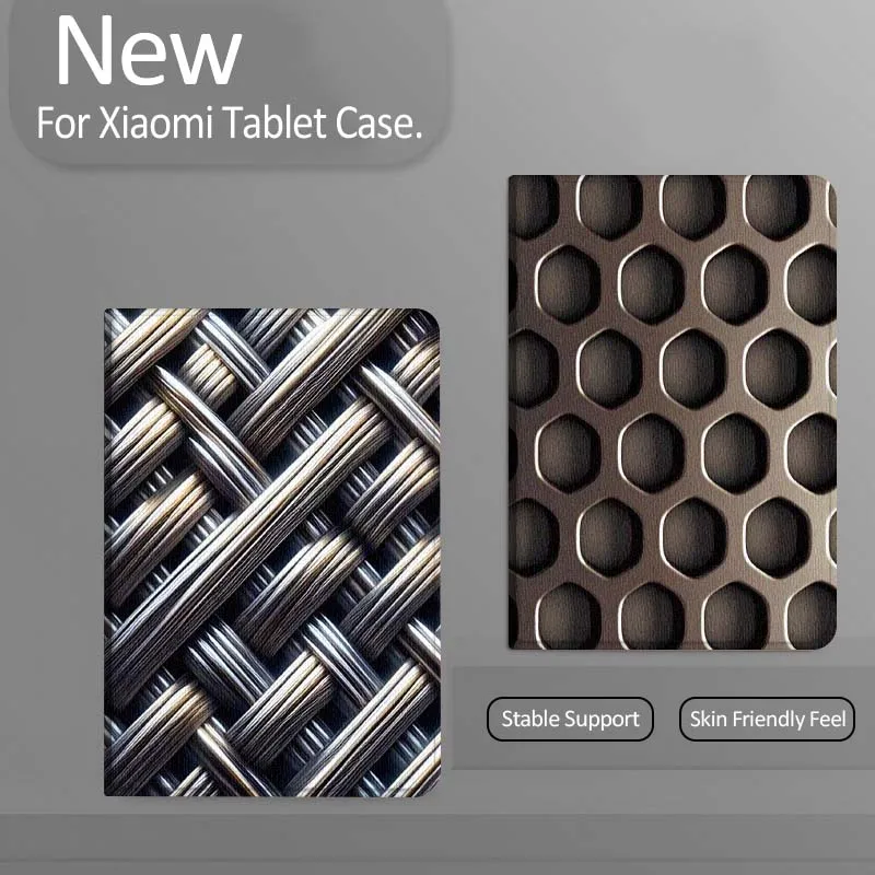 

Metal style illustration Tablet Case For Xiaomi Redmi Mi Pad 4 5 6 7 8 K SE Mini Pro Plus Max 10.1 11.2 inch