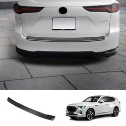 For Mazda CX-60 CX60 CX 60 2022 2023 2024 Stainless Steel Outside Rear Trunk Bumper Plate Foot Trim Tail Door Sill Scuff cover