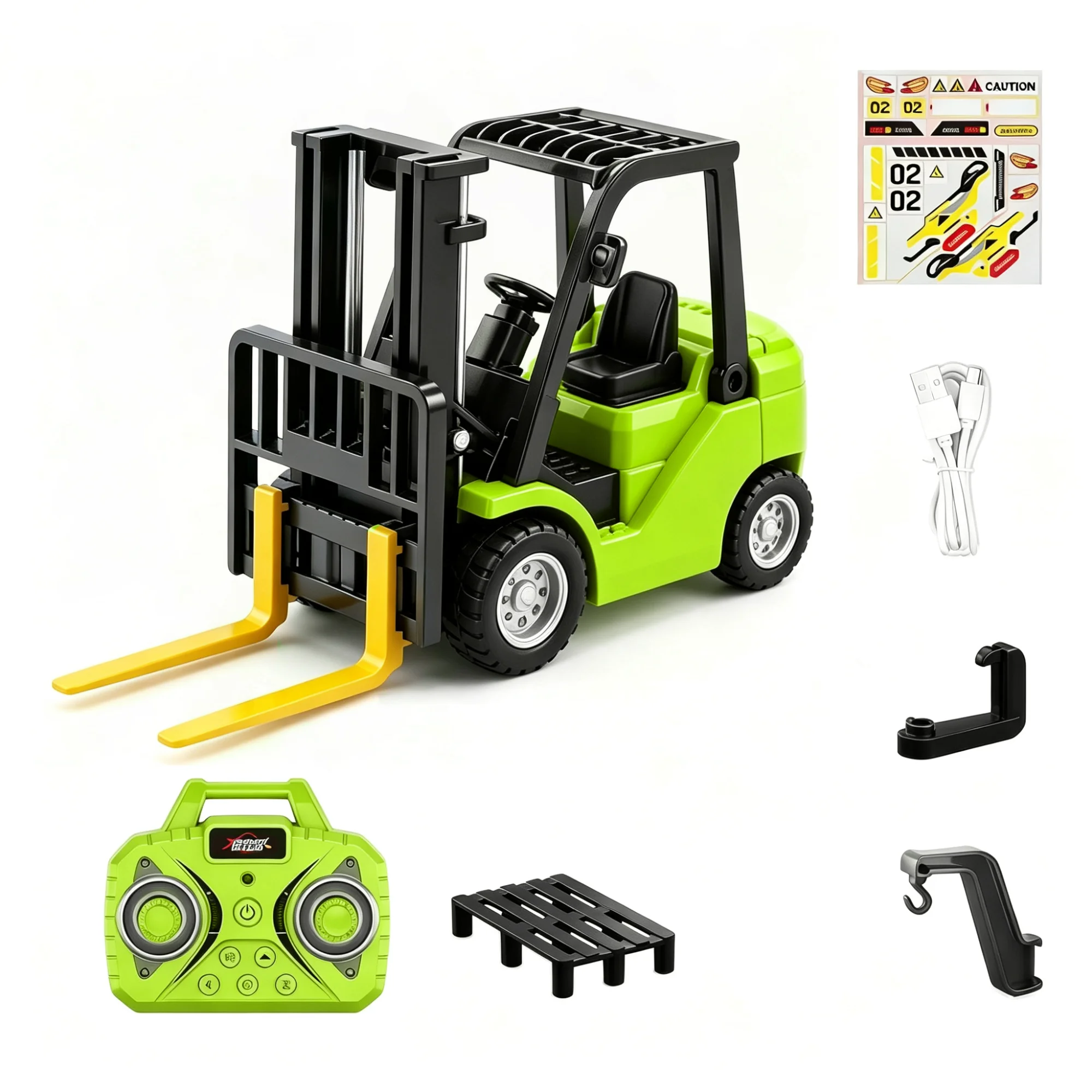 Cute RC Engineering Car Remote Control Excavator Bulldozer Forklift Crane Dump Truck Construction Toy for Children