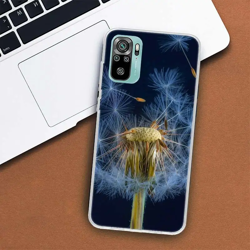 Dandelion Seeds Phone Case For Xiaomi Poco M3 M4 M5 M5S X3 GT X4 F6 X5 X6 Pro F5 F4 F3 F2 F1 Mi CC9 Note 10 Lite Cover Soft Cap