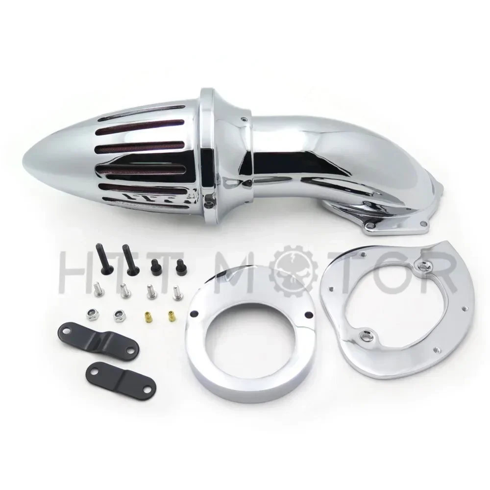 Motorcycle Parts Air Cleaner Kits Intake Filter  for Yamaha Vstar V-Star 650 All Year 1986-2012 CHROME