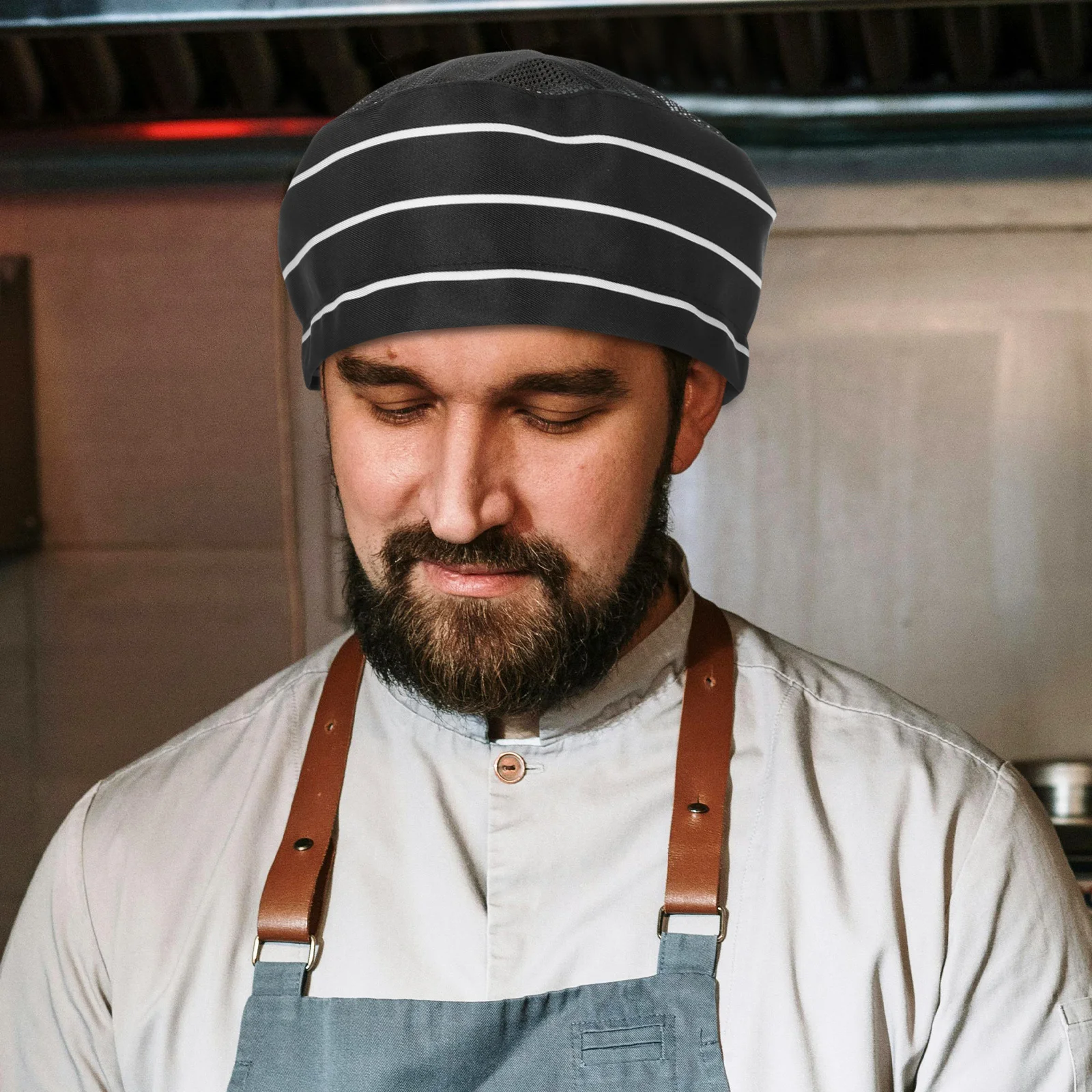 Chapeau de chef professionnel unisexe, haut en maille respirante, ajustement confortable pour hommes et femmes, idéal pour la cuisine, le restaurant, l'hôtel, les boulangers
