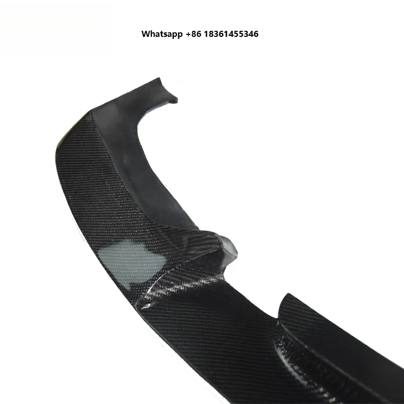 

For X3 X4 F25 F26 Sport 2014-2017 NorsenGlossy Carbon Fiber 3D Style Front Bumper Lip