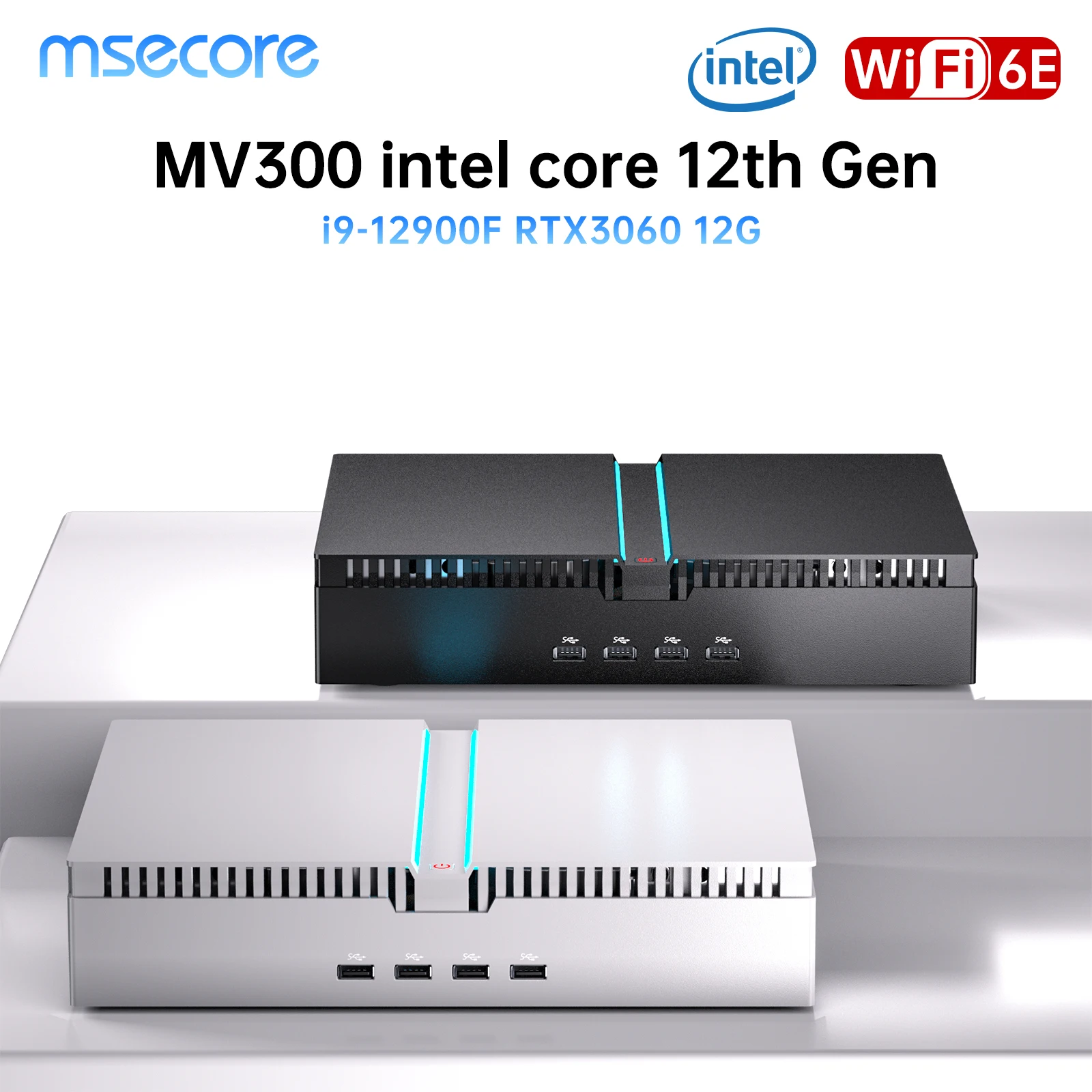 

Мини-ПК Msecore MV300 Intel Core i9-12900F Процессор 12-го поколения RTX3060 Видеокарта 12 ГБ Windows 11 WiFi6E BT5.3 Настольный ПК для геймеров