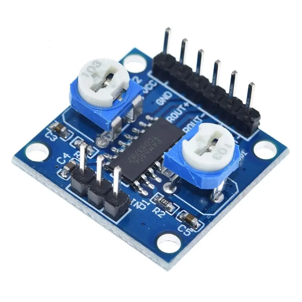 Kits 5V Amplifiers Board Potentiometer Amplifiers Module PAM8406 Board With Volume Power Amplifiers Stereo Amplifier Amplifiers