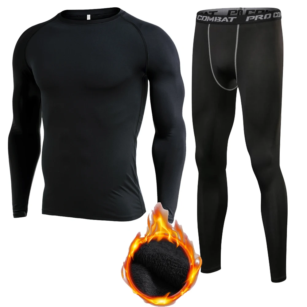 

Men's Thermal Underwear Crion Long Johns 2PC Set Autumn Seven Sve Length 3 Brand Keep Warm