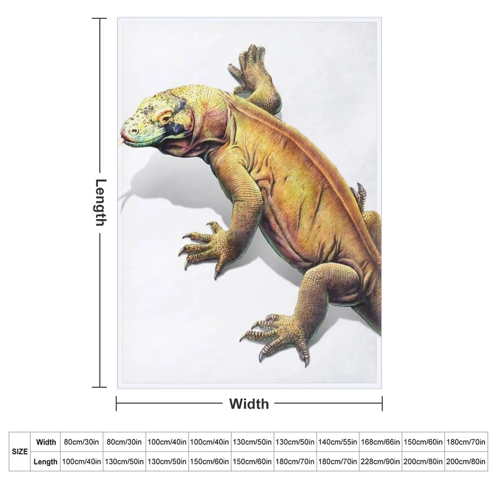Komodo Dragon Throw Blanket Quilt manga decorative Single Blankets