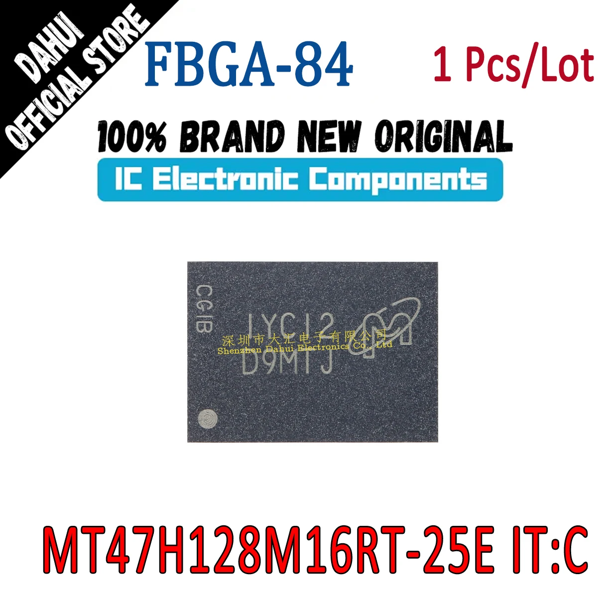 

MT47H128M16RT-25E IT:C D9MTJ FBGA-84 2Gb DDR2SDRAM memory chip new original