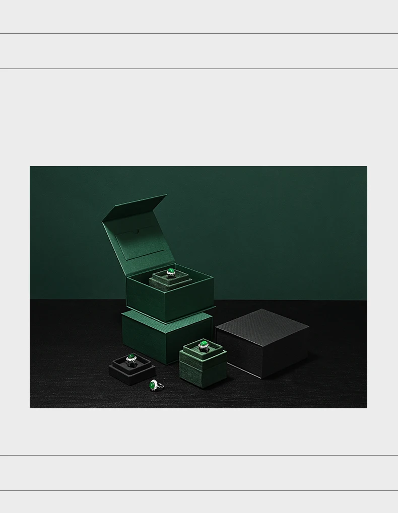 Oirlv Ring Box Ingeniously Designed with a Specialized Slot for Secure Jewelry Placement Boasting a Sophisticated Structure Gift