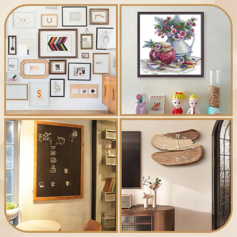 For Yangshun Golden Double Sawtooth Hooks Picture Framing Hardware Set Featuring M25 Flat Head Screws Wall Decoration