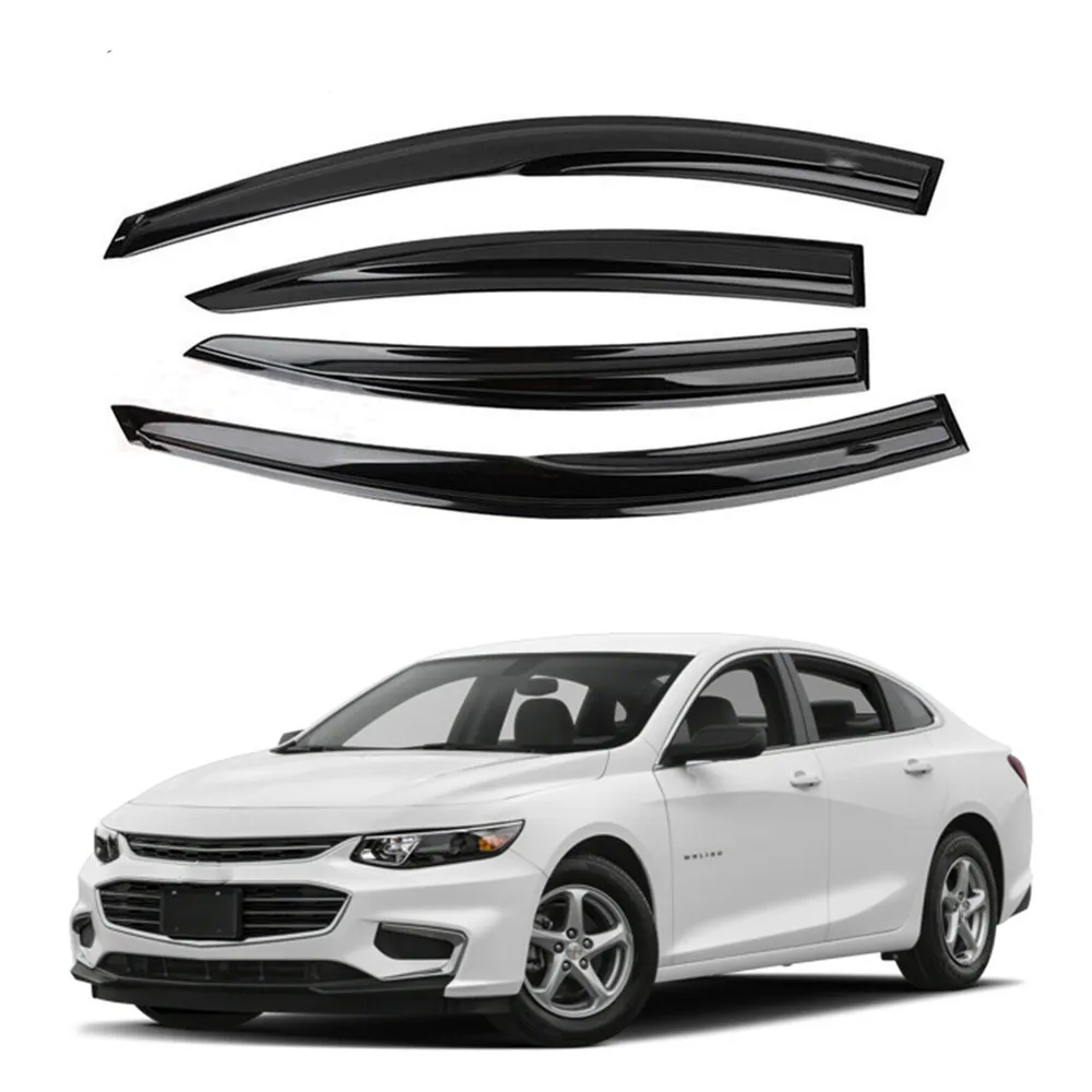 

For Chevrolet Malibu XL 2017 2018 2019 Window Visor Rain Guard Weather Shield Wind Deflector Slim Trim Awning Shelter Raincoats