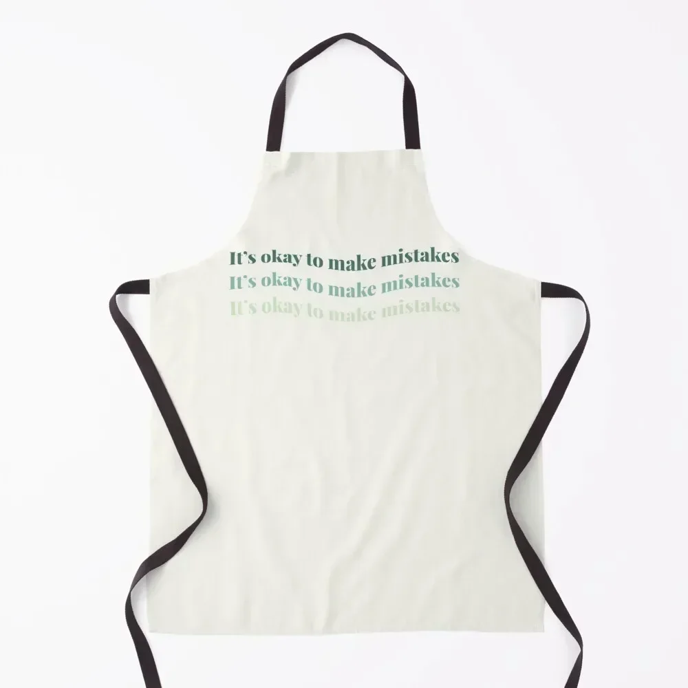

It’s okay to make mistakes Apron Men kitchen Kitchens Woman Kitchen Tools Kitchen Items For Home Apron