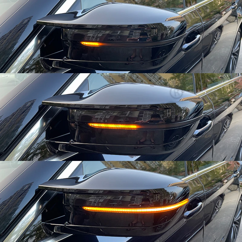 2Pcs Turn Signal Light Car Intermittent Mirror Lamp For BMW New 5 6 7 8 Serie G38 G12 G20 G30 G31 G32 G14 G15 G16 G11 M5 F90