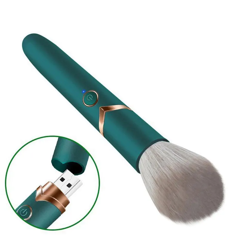 Electric Makeup Brush Foundation Brush Vibration Makeup Brush Portable Rechargeable Cosmetic Brush Detail Makeup Tools