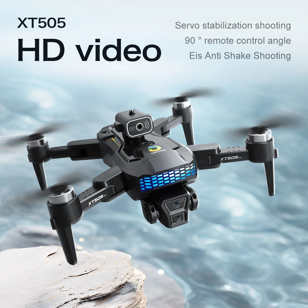 

2024 New XT505 Drone GPS Positioning Brushless HD Dual Camera Drone Aerial Photography Obstacle Avoidance Remote Control Drone