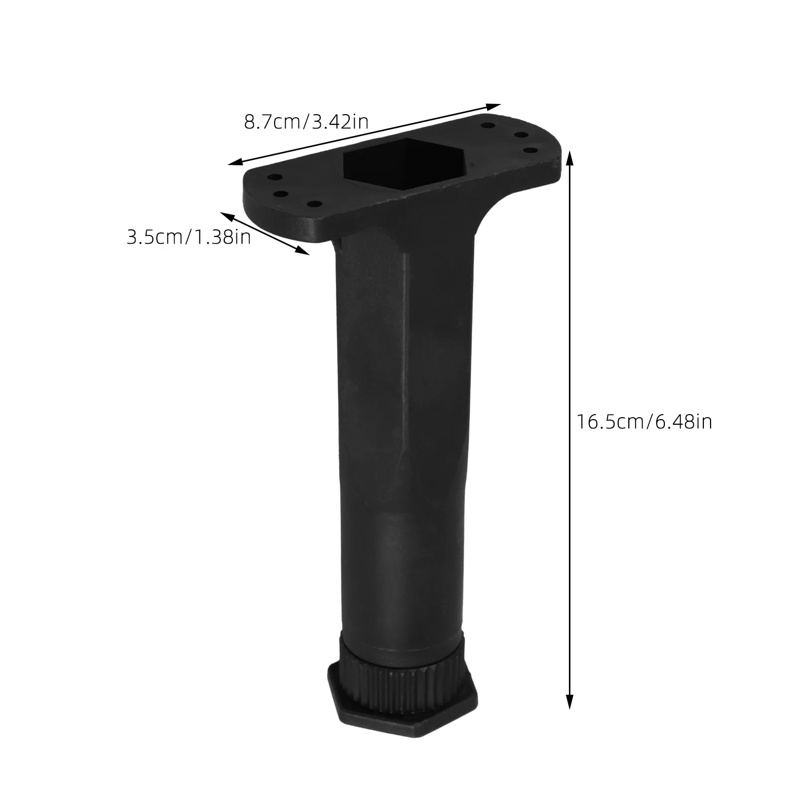 1Set Adjustable Bed Support Legs Heavy Duty Height Replacement Feet for Bed Frame Furniture Sturdy Leg Extenders with High Load