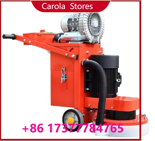 Dustless Concrete Floor Grinder Machine, Heavy Industrial Concrete Surface Polishing & Grinding Equipment